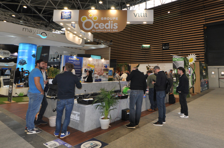 Stand du groupe Ocedis &agrave; Piscine Global 2024