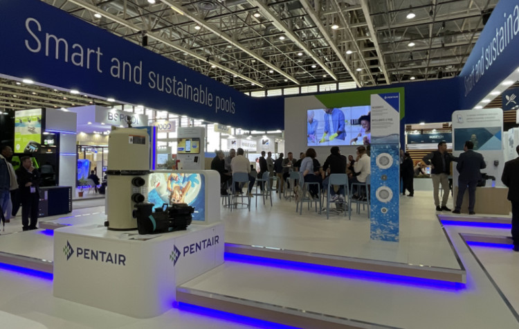 Piscines intelligentes et durables sur le stand Pentair &agrave; Piscine Global Europe