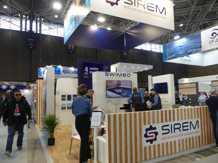 Stand de Sirem &agrave; Pisicne Global Europe 2022 &copy;EuroSpaPoolNews