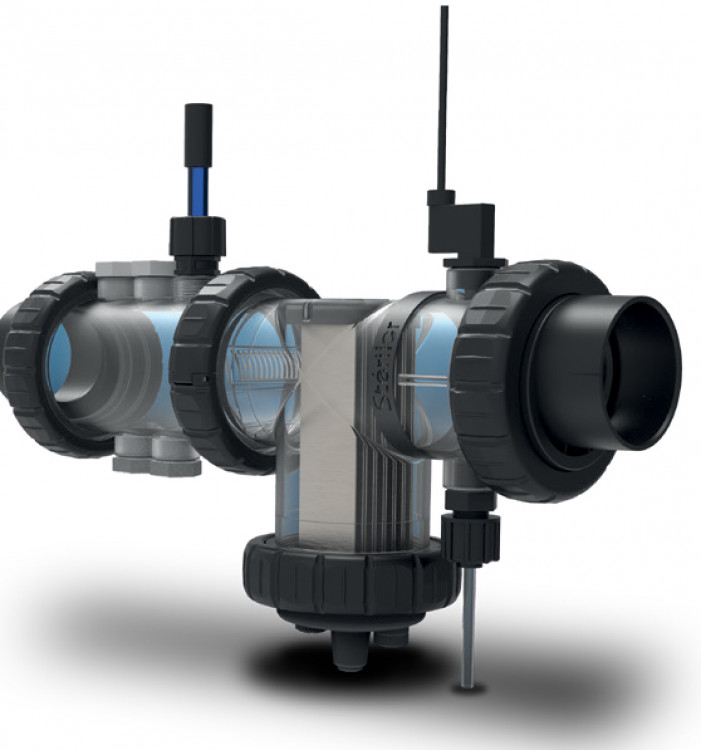 Cellule de l'&eacute;lectrolyseur St&eacute;rilor EVO DUO avec r&eacute;gulation pH int&eacute;gr&eacute;e