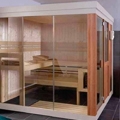 Sauna Vogue &ndash; Estilo luxuoso...vis&atilde;o panor&acirc;mica.