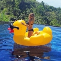 The world-renowned Derby Duck is now taking passengers in the swimming pool!