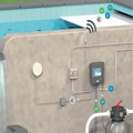 Immer ein Auge auf das Schwimmbad