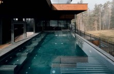 La piscina sul terrazzo di Preformati Italia