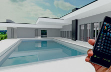 An environment-friendly pool in the smartphone of V&aacute;gner Pool