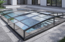 3 nouveaux abris de piscine et de spa design sign&eacute;s Aquacomet