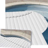 Volet de piscine &agrave; d&eacute;ploiement pour couvrir les surfaces lat&eacute;rales