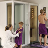 Un combin&eacute; sauna-hammam dans moins de 3m&sup2; 