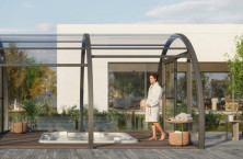 Abris de spa Sfera et Vision d'Abrisol : design contemporain et installation facile