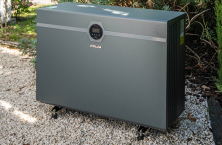 The Vitalia Premium Silent Flow heat pump of CF Group for pool heating
