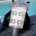 How can swimming pool water be reused?