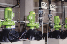 fluvo optimo-F filtration pumps for the Lazy River at Aquarabia water park in Saudi Arabia