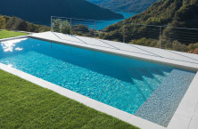 Escalier sous liner pour piscine facile &agrave; monter