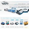 Le nouveau site web d&eacute;di&eacute; aux robots de piscine DOLPHIN