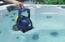 The new Zodiac&reg; SPABOT&trade; wireless spa robot
