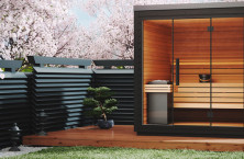 Le sauna ext&eacute;rieur Mira Auroom d'Atelier Nordic