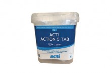 Le traitement d'eau de la piscine multi-actions ACTI ACTION 5 TAB 
