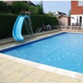Pool covers using GeoBubble&trade; technology provide optimal performance