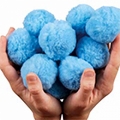 Les balles filtrantes Silverloon charg&eacute;es en nanoparticules d'argent