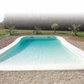 New generation of swimming pools with a gently-sloping beach