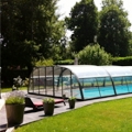 Nouvelle gamme d&rsquo;abris de piscine sans rails  au sol