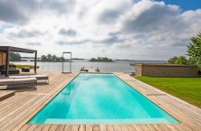 Nouvelle piscine &agrave; d&eacute;bordement Underflow