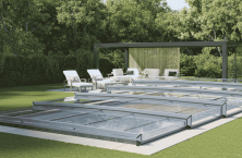Nouvelle version de l'abri de piscine Kynthos d'Abri d'&Ocirc;