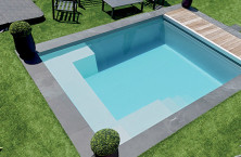Nouvelles piscines coques carr&eacute;es de G&eacute;n&eacute;ration Piscine