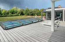 Rain Collect d'Abrid&eacute;al : 1er collecteur d&rsquo;eau de pluie pour abris de piscine