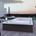 Swimspa Duo, the swim spa to practice sports and relax separately