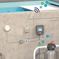 Syst&egrave;me de surveillance de la piscine connect&eacute;e