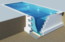 THERMAPOOL&reg; de Knauf Industries, la solution isolante sous radier pour optimiser la performance &eacute;nerg&eacute;tique des piscines