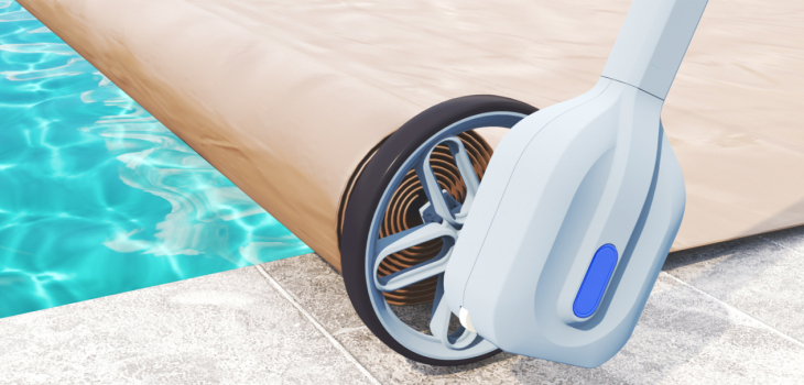 apf,pool,design,presente,iscoot,780r,nouvel,enrouleur,derouleur,motorise,couverture,barres,piscine