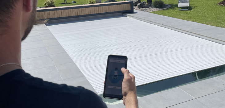 Volet automatique WaluRoll pilotable depuis un smartphone