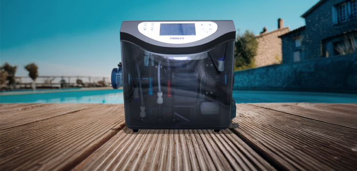 &Eacute;lectrolyseur au sel professionnel Aqualyser Poolex traitement eau piscine  automatis&eacute;
