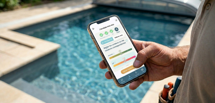Chemoform Care appli traitement eau piscine CF group