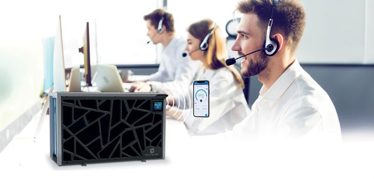 Pompe &agrave; chaleur Polytropic connect&eacute;es en wifi ou en 4G