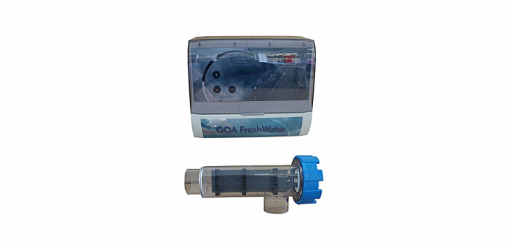 L'&eacute;lectrolyseur au sel GOA Fresh Water faible taux de sel porte cellule horizontal en T de Valimport