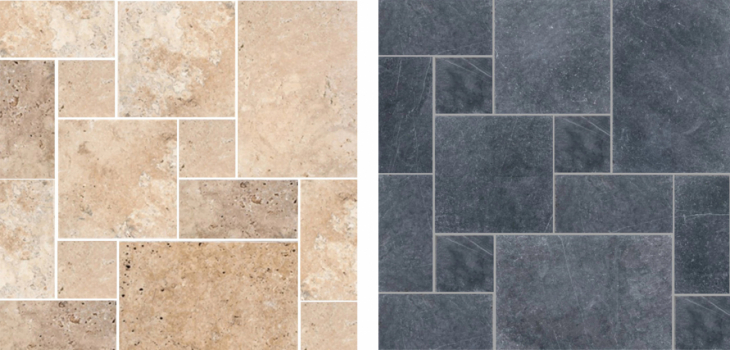 AureaStone Shadow et 3D granit bleu