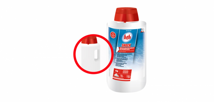 hth&reg; SHOCK 4 kg hypochlorite de calcium traitement piscines