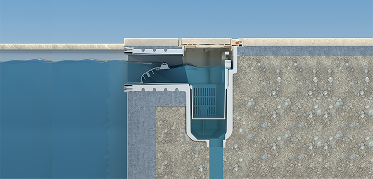 UNIK skimmer & bo&icirc;te de connexion de FLUIDRA