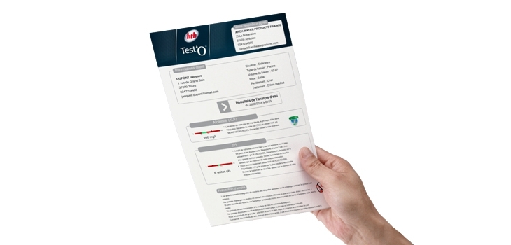 Feuille de recommandations personnalis&eacute;es avec un traitement adapt&eacute; Test'O