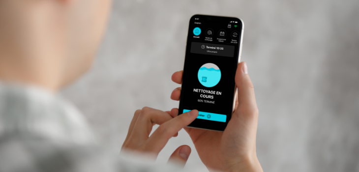 application smartphone MyDolphin Plus&trade; de Maytronics