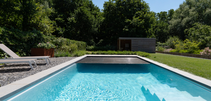 Volet piscine avec lame Quadro Gold de T&A