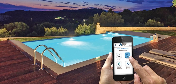 piscine connect&eacute;e coffret APF Box