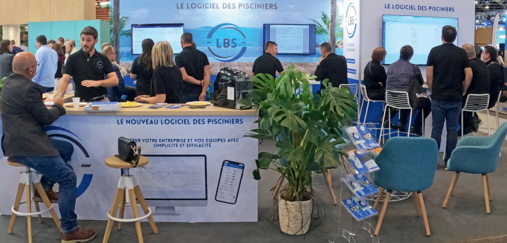 Stand de Lebin Solutions &agrave; Piscine Global 2024