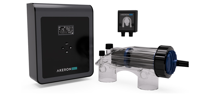 Nouvel &eacute;lectrolyseur haut de gamme AKERON SALT RX Connect