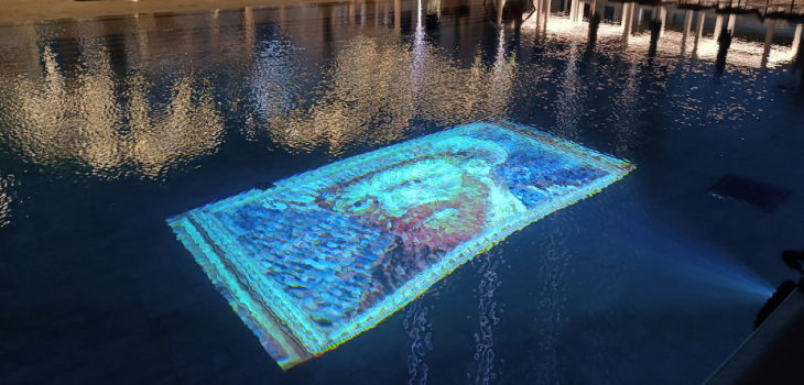 syst&egrave;me d'animation en piscine PO-1.1 portable