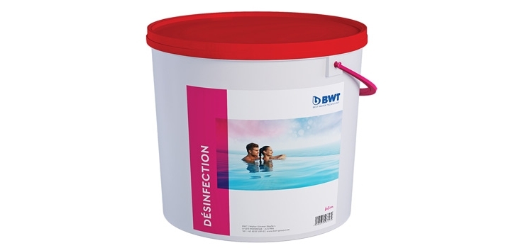Seau de 5 kg d'Aquachlorit granul&eacute;s hypochlorite calcium PROCOPI BWT