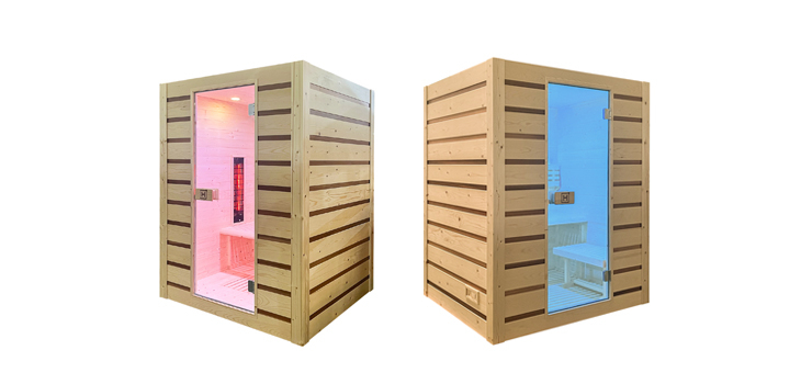 Le sauna Hybrid Combi et le sauna Eccolo